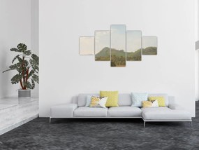 Obraz - Simon Denis,  View Near Naples, reprodukcje (125x70 cm)