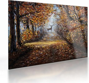 Obraz na szkle - Duch lasu (70x50 cm)