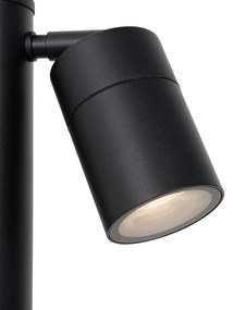 Zewnetrzna Stojąca lampa zewnętrzna czarna 45 cm IP44 regulowana 2-światłowa - Duo Nowoczesny Oswietlenie zewnetrzne