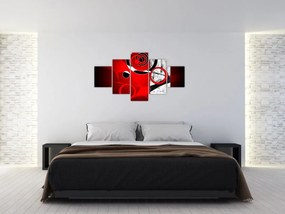Obraz abstrakcji (125x70 cm)