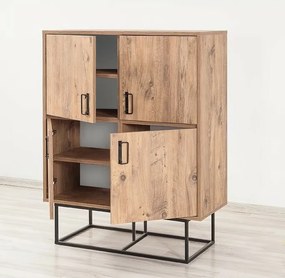 Szafka Quantum Atlantic Pine and Black