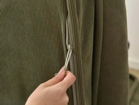 Relaksacyjny fotel rozkładany LAZY SOFA, zielony