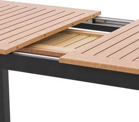 Doppler EXPERT WOOD antracyt, rozkładane i sztaplowane krzesła, 6+2+1