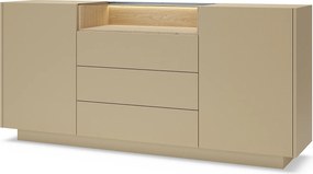 Komoda, kakao + dąb cremona, 176,4 x 83 x 39,5 cm