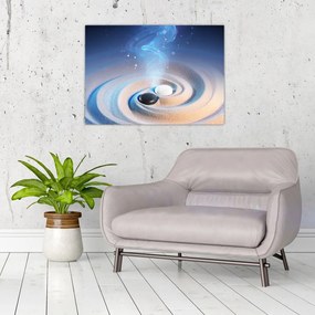 Obraz - Eteryczny yin-yang (70x50 cm)