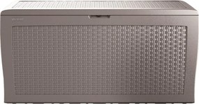 Jasnobrązowa plastikowa skrzynia ogrodowa Samoa – Keter