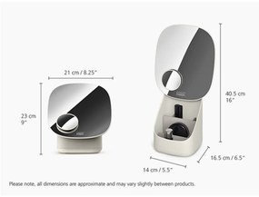 Lustro powiększające (3x) kosmetyczne 18,5x23 cm Viva – Joseph Joseph