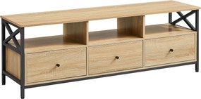 Industrialna szafka RTV z 3 szufladami S3-H07