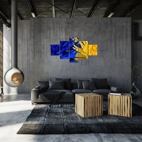 Obraz - szczegóły kwiatów (125x70 cm)