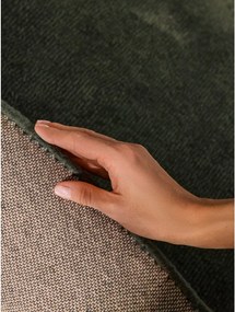 Ciemnozielony okrągły dywan z mieszanki wełny tkany ręcznie ø 160 cm Kari Organic – Villeroy&amp;Boch