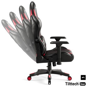 Fotel gamingowy Diablo X-Ray 2.0 Normal Size, czarno-czerwony