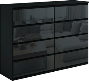 Komoda NUDO 120 cm do Salonu Sypialni Czarny