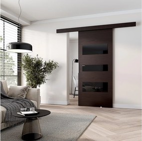 MINIO go for it, Drzwi przesuwne wewnętrzne CLEAN C 106 cm  w kolorze wenge