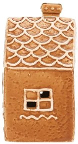 Ceramiczny domek z piernika LED, brązowy