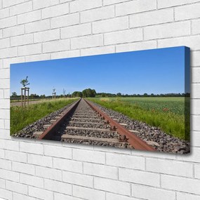 Obraz na płótnie Zapomniane Tory Kolejowe