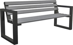 Elegancka ławka parkowa 180cm Hivros D1-W02