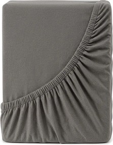 4Home prześcieradło jersey Lycra antracyt, 180 x 200 cm