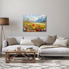 Obraz - Malowany krajobraz (70x50 cm)