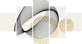Obraz - Kształty geometryczne N⁰3 (125x70 cm)