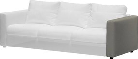 Pokrowiec na podłokietnik Vimle kolor szary tkanina strukturalna