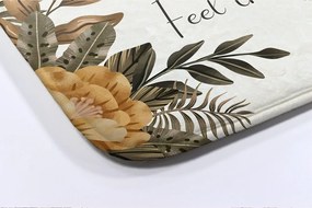 Dywanik do łazienki Dywanik do łazienki Kwiatowa kompozycja