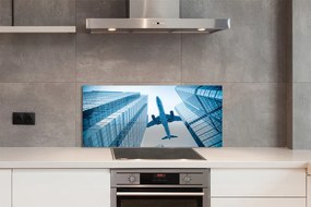 Panel nad Blat Kuchenny Samolot nad Budynkami