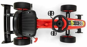 Milly Mally Quadricycle Go-kart Rocket, czerwony