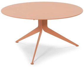 Łososiowy metalowy okrągły stolik ø 78 cm Daley – Spinder Design