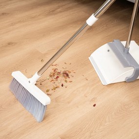 4Home Miotła ze śmietniczką na drążku Leniuch