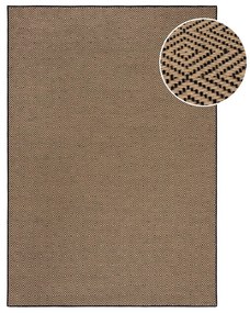 Czarno-naturalny dywan z juty 200x290 cm Diamond – Flair Rugs