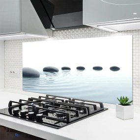 Panel Szklany Spokój Zen: Kamienie i Woda