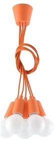 Pomarańczowa lampa wisząca ø 25 cm Rene – Nice Lamps