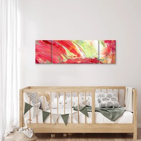 Obraz abstrakcji - malarstwo (170x50 cm)
