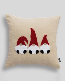 Poszewka na poduszkę Jolly Gnomes Red 43x43 cm