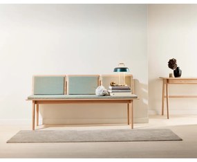 Jasnozielono-naturalna wełniana ławka Elba – Hammel Furniture