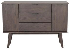 Brązowa niska komoda w dekorze dębu 122x85 cm Filippa – Rowico