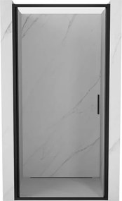 Mexen Exo-B drzwi prysznicowe uchylne 60 cm, transparent, czarne - 817-060-000-70-00