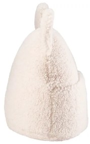 Kremowa poduszka na sofę dziecięcą z materiału bouclé Teddy Pouch – Wigiwama
