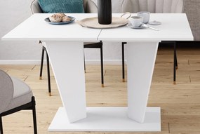 Rozkładany stół do jadalni Violan II R biały mat