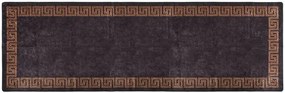 Czarny nowoczesny dywan z grecki wzór 80x300 cm A9-Z48