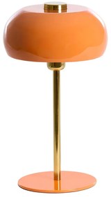 Pomarańczowa lampa stołowa z metalowym kloszem (wysokość 40 cm) Surin – Light & Living