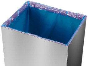 Samozamykający śmietnik na odpady Big-Box XL, 52 l, zbiorczy, nierdzewny polerowany