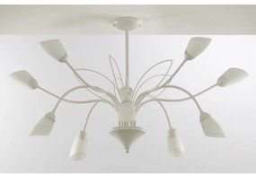 Jupiter 2061 - Żyrandol na pręcie GLORIOSA 10xG9/14W/230V kremowy