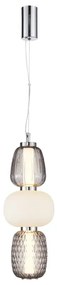 Nowoczesna lampa wisząca srebrna - K387 W6-M08