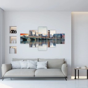 Obraz - Houses of Parliament w Londynie (125x70 cm)