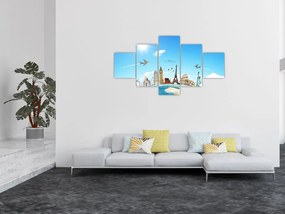 Obraz - Podróże (125x70 cm)