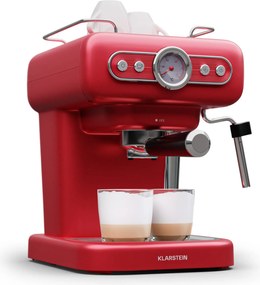 Klarstein Espressionata Evo 950W 19bar Ekspres Kolbowy Czerwony
