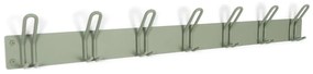 Szarozielony metalowy wieszak ścienny 100 cm Miles – Spinder Design