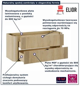 Szafka łazienkowa pod umywalkę z szufladami F6-F39