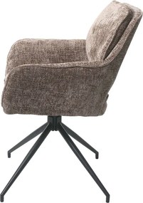 Krzesło do jadalni MCW-N74 (zestaw 6 sztuk),  brązowy